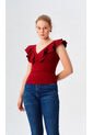 Blusa Para Mujer Manga Sisa Vino Marca L&H Ref. 1Y409006 de L&H