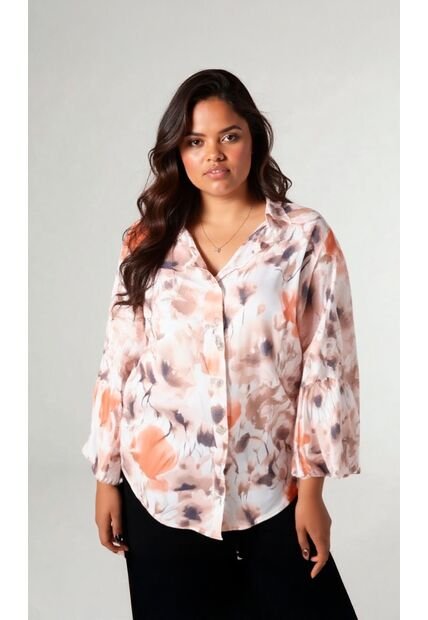 Blusa Para Mujer. Manga 3/4 Rosado Marca L&H Ref. 1F612220