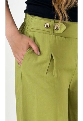 Pantalon Para Mujer Verde Marca L&H