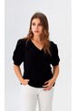 Camiseta Para Mujer Manga Corta Negro Marca L&H Ref. 2J409105 de L&H