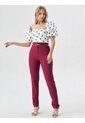 Pantalon Para Mujer Vino Marca L&H de L&H
