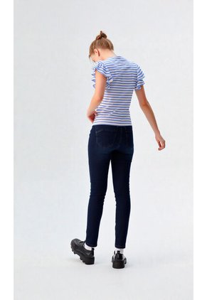 Camiseta Para Mujer Manga Corta Azul Marca L&H Ref. 2J409102