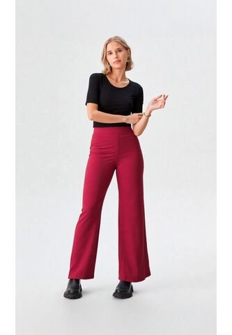 Pantalon Para Mujer Vino Marca L&H L&H