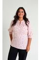 Blusa Para Mujer. Manga 3/4 Rosado Marca L&H Ref. 1F612225 de L&H