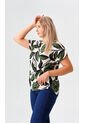 Camiseta Para Mujer Manga Corta Verde Marca L&H Ref. 2J409109 de L&H