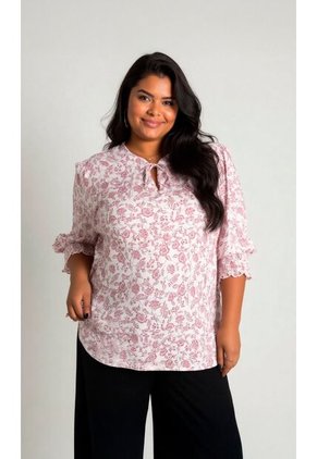 Blusa Para Mujer. Manga 3/4 Rosado Marca L&H Ref. 1F612225