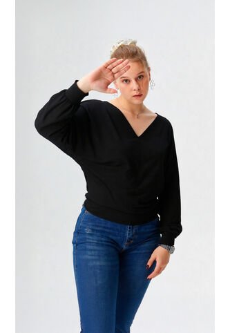 Camiseta Para Mujer Manga 3/4 Negro Marca L&H Ref. 2J409113 L&H