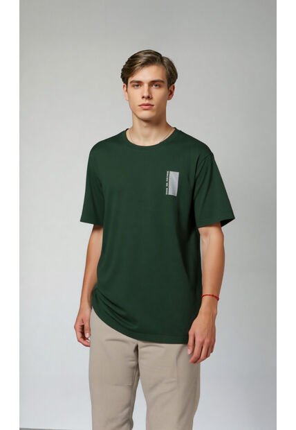 T-Shirt Para Hombre Verde Marca L&H Ref. 4K109117