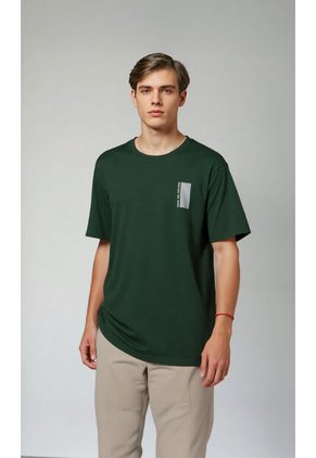 T-Shirt Para Hombre Verde Marca L&H Ref. 4K109117