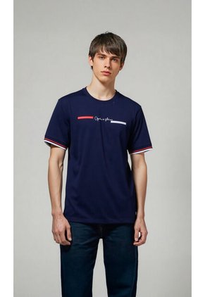 T-Shirt Para Hombre Azul Marca L&H Ref. 4K109116