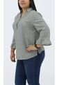 Blusa Para Mujer. Manga 3/4 Verde Marca L&H Ref. 5P612100 de L&H