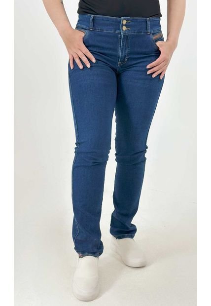 Jean Para Mujer Azul Medio Marca L&H