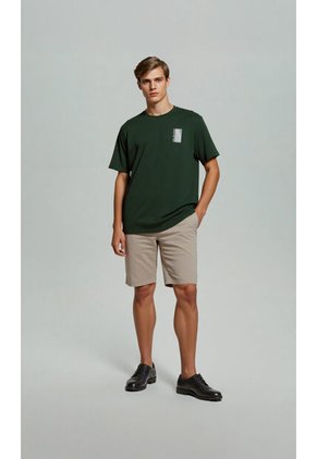 T-Shirt Para Hombre Verde Marca L&H Ref. 4K109117