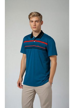 Polo Para Hombre Verde Marca L&H Ref. 4K121002