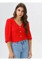 Blusa Para Mujer Manga 3/4 Rojo Marca L&H Ref. 1F412647 de L&H
