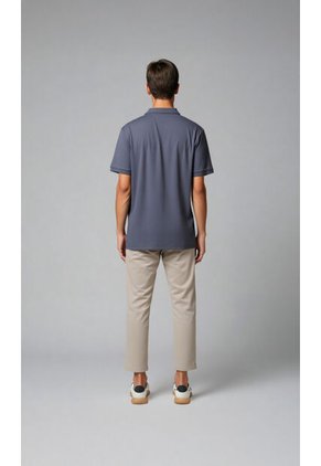 Polo Para Hombre Gris Oscuro Marca L&H Ref. 4Q109182