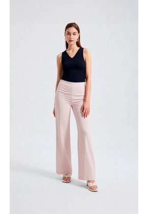 Pantalon Para Mujer Caqui Marca L&H Ref. 5P407002