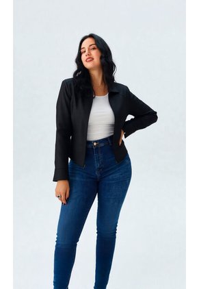 Chaqueta Para Mujer Negro Marca L&H Ref. 4V408165