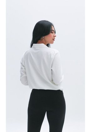 Blusa Para Mujer Manga Larga Blanco Marca L&H Ref. 1F412696