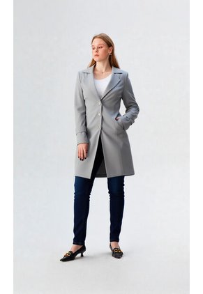 Gaban Para Mujer Gris Claro Marca L&H Ref. 4V408163