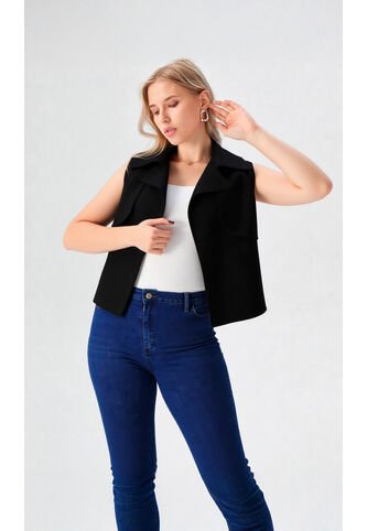 Chaleco Para Mujer Negro Marca L&H Ref. 4V425034 L&H