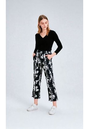 Pantalon Para Mujer Negro Marca L&H Ref. 2J407072