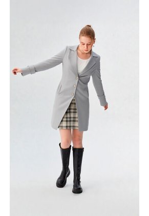 Gaban Para Mujer Gris Claro Marca L&H Ref. 4V408163