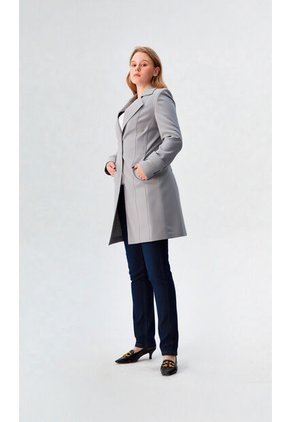 Gaban Para Mujer Gris Claro Marca L&H Ref. 4V408163