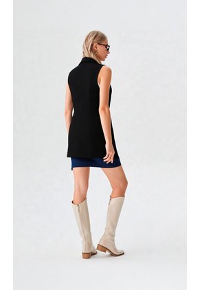 Chaleco Para Mujer Negro Marca L&H Ref. 4V425037