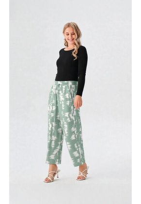 Pantalon Para Mujer Verde Marca L&H Ref. 2J407072