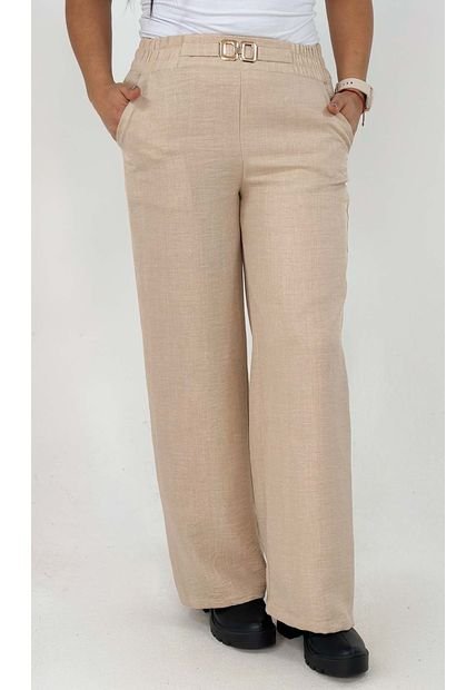 Pantalon Para Mujer Beige Marca L&H