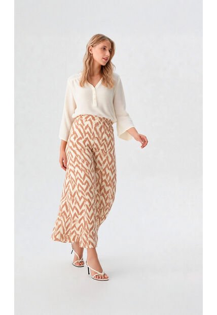 Pantalon Para Mujer Taupe Marca L&H Ref. 5P407005