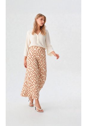 Pantalon Para Mujer Taupe Marca L&H Ref. 5P407005