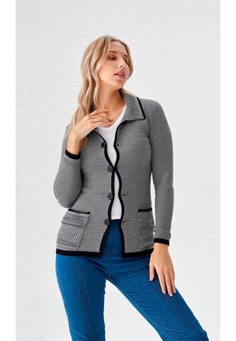 Saco Para Mujer Manga Larga Negro Marca L&H Ref. 4E433038 L&H