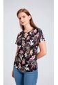 Camiseta Para Mujer Manga Corta Negro Marca L&H Ref. 2J409106 de L&H