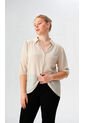 Blusa Para Mujer Manga 3/4 Crudo Marca L&H Ref. 5P412259 de L&H