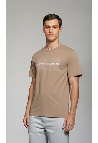T-Shirt Para Hombre Beige Marca L&H Ref. 4K119004 L&H