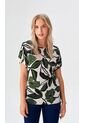 Camiseta Para Mujer Manga Corta Verde Marca L&H Ref. 2J409109 de L&H