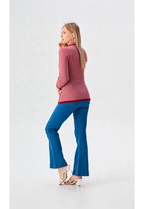 Saco Para Mujer Manga Larga Vino Marca L&H Ref. 4E433038