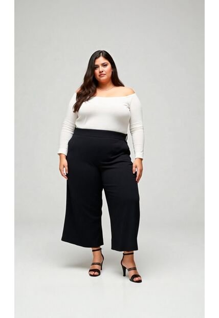 Pantalon Para Mujer. Negro Marca L&H Ref. 1F607087