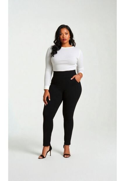 Leggins Para Mujer. Negro Marca L&H Ref. 1F623062