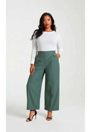 Pantalon Para Mujer. Verde Marca L&H Ref. 1F607087