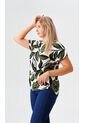 Camiseta Para Mujer Manga Corta Verde Marca L&H Ref. 2J409109 de L&H
