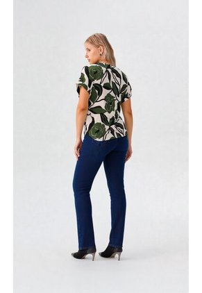 Camiseta Para Mujer Manga Corta Verde Marca L&H Ref. 2J409109