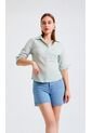 Blusa Para Mujer Manga Corta Verde Marca L&H Ref. 2J412265 de L&H