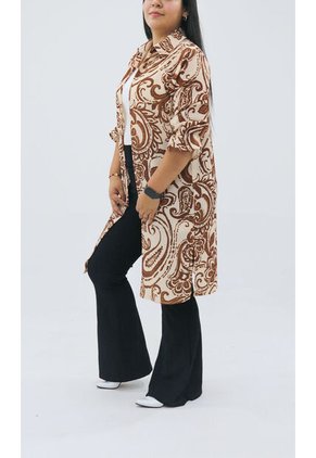 Chilango Para Mujer Manga 3/4 Cafe Marca L&H Ref. 5P436004