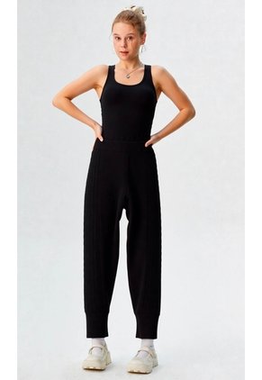 Pantalon Para Mujer Negro Marca L&H Ref. 2Tk407003