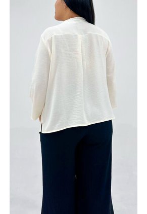 Blusa Para Mujer. Manga 3/4 Crudo Marca L&H Ref. 5P612093