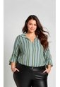 Blusa Para Mujer. Manga 3/4 Verde Marca L&H Ref. 7K612011 de L&H