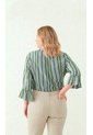 Blusa Para Mujer. Manga 3/4 Verde Marca L&H Ref. 7K612011 de L&H